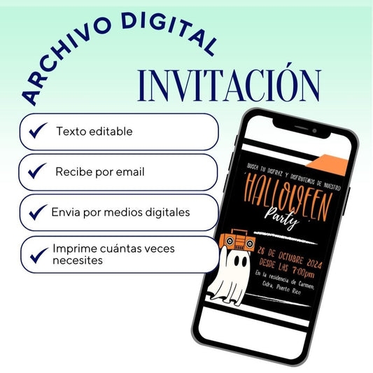 Invitación Halloween